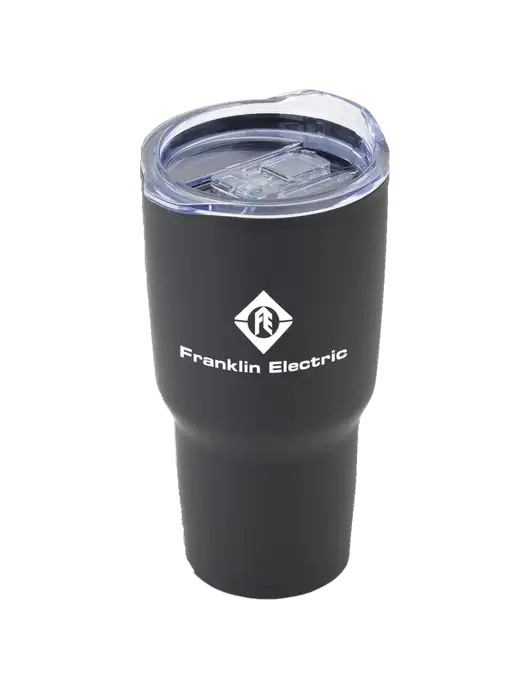 Odyssey Black 30 oz Travel Tumbler w/Franklin Electric Logo
