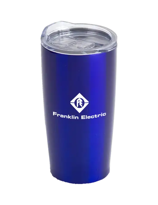 Society Blue 20 oz Insulated Tumbler w/Franklin Electric Logo
