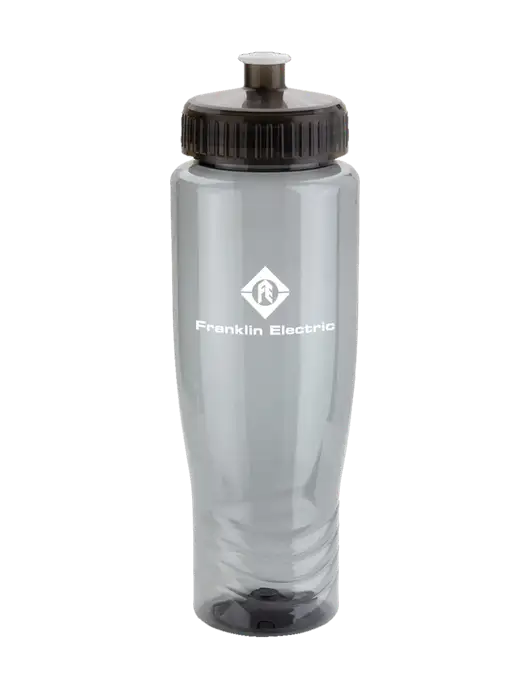 Roam Smoke 28 oz Eco-Polyclear Bottle with Push Pull Lid w/Franklin Electric Logo
