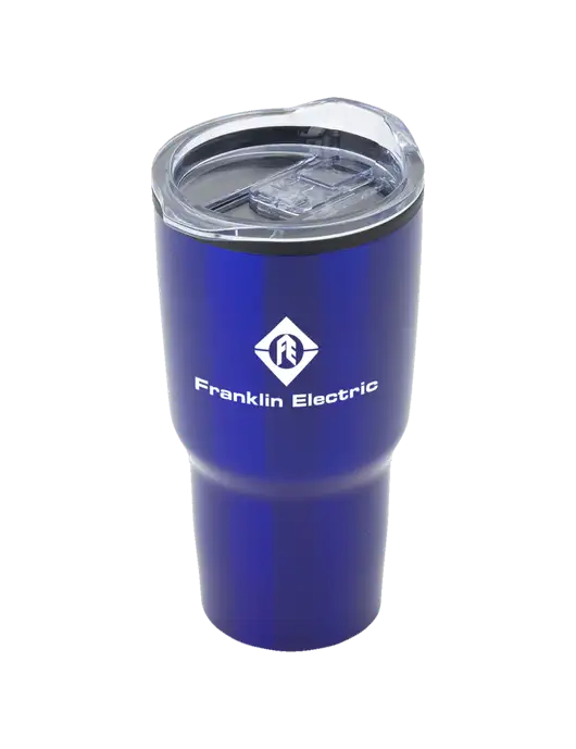 Odyssey Blue 30 oz Travel Tumbler w/Franklin Electric Logo