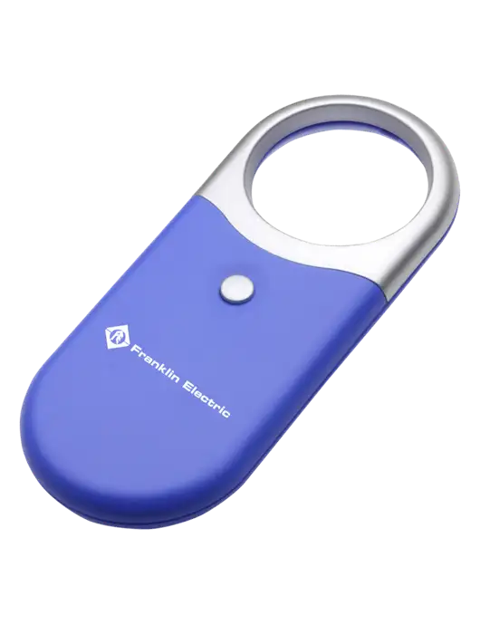 Compact Blue Magnifier Light w/Franklin Electric Logo