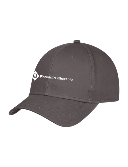Charcoal Structured Cap Hook & Loop w/Franklin Electric Logo