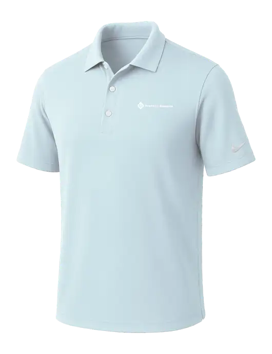 NIKE Very Light Blue Dri-Fit Micro Pique Polo w/Franklin Electric Logo