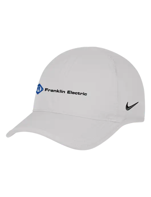 Nike White Featherlight Cap w/Franklin Electric Logo