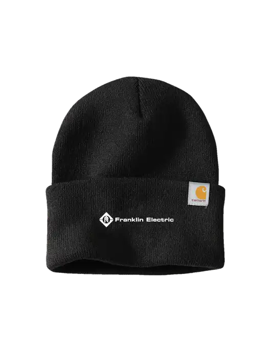 Carhartt Black Watch Cap 2.0 w/Franklin Electric Logo
