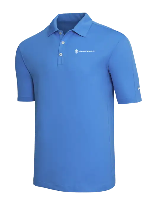 Nike Light Royal Blue Tech Sport Dri-FIT Polo w/Franklin Electric Logo