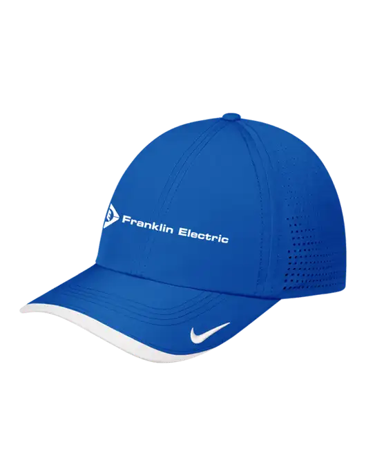 Nike Royal/White Dri-FIT Perforated Performance Cap w/Franklin Electric Logo