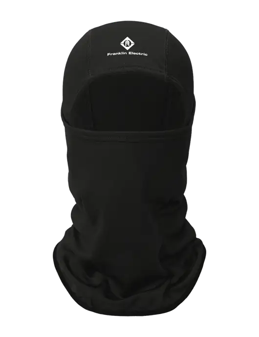 Black CornerStone Smooth Fleece Face Mask w/Franklin Electric Logo