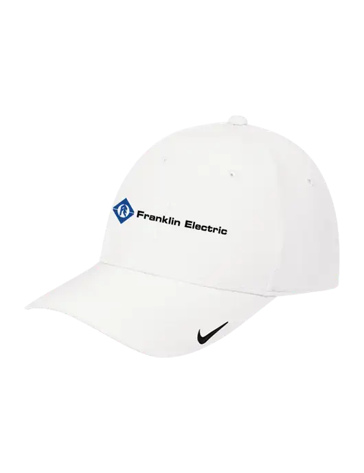 Nike White Dri-FIT Legacy Cap w/Franklin Electric Logo