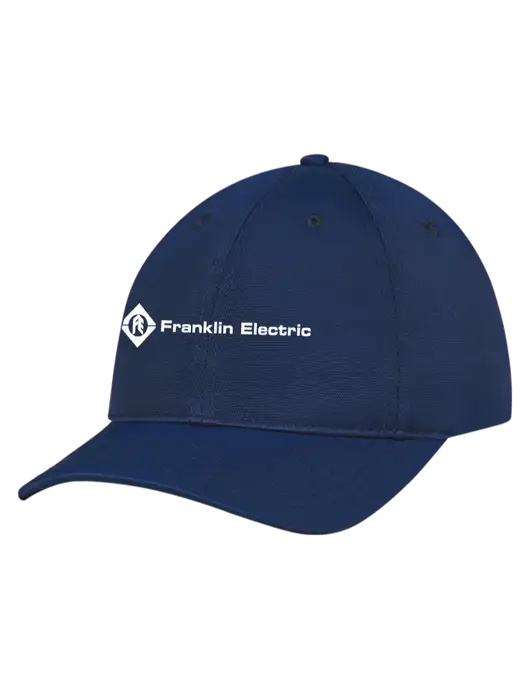 Navy Nylon Twill Performance Cap w/Franklin Electric Logo