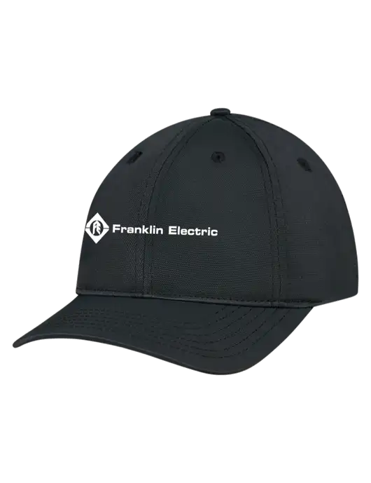 Black Nylon Twill Performance Cap w/Franklin Electric Logo