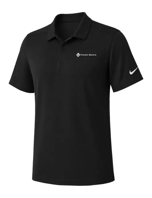 Nike Black Dry Essential Solid Polo w/Franklin Electric Logo