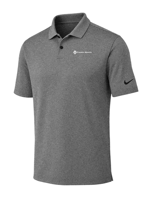 Nike Dark Grey Heather Dri-FIT Vapor Polo w/Franklin Electric Logo