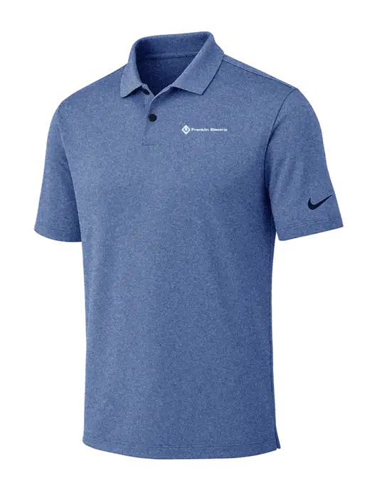 Nike Dark Royal Heather Dri-FIT Vapor Polo w/Franklin Electric Logo