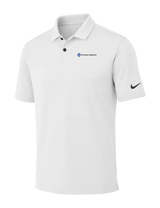 Nike White Dri-FIT Vapor Polo w/Franklin Electric Logo