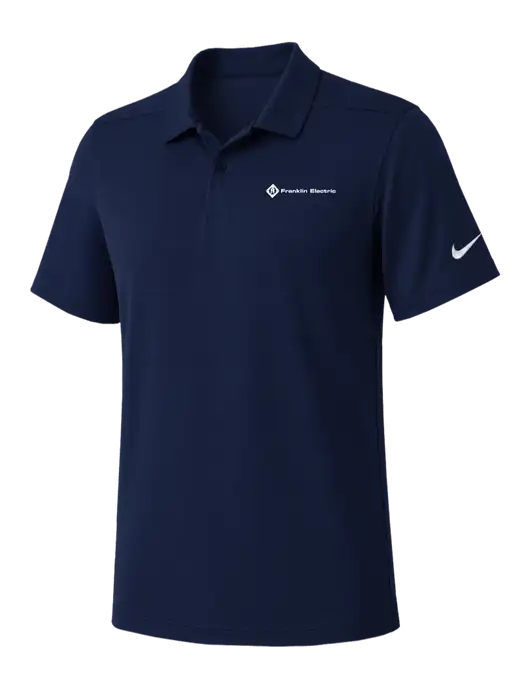 Nike Navy Dry Essential Solid Polo w/Franklin Electric Logo