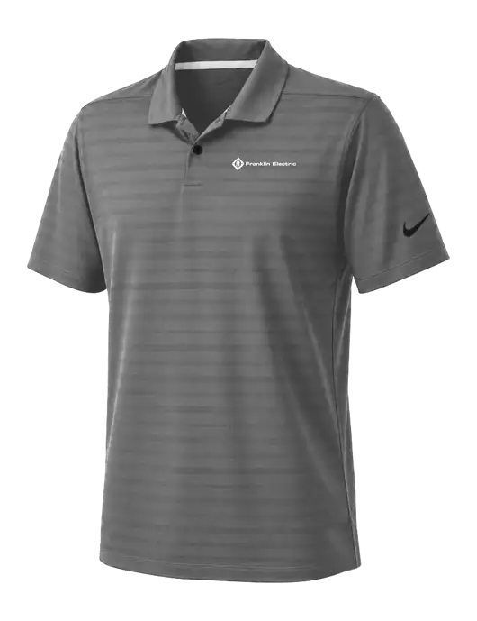 Nike Dark Medium Grey Dri-FIT Vapor Jacquard Polo w/Franklin Electric Logo