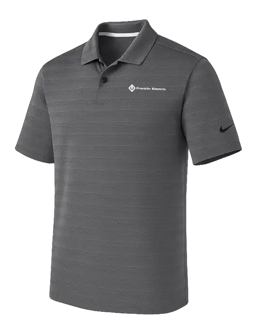 Nike Dark Medium Grey Dri-FIT Vapor Jacquard Polo w/Franklin Electric Logo