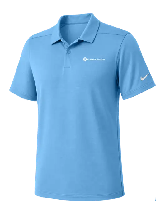 Nike Light Blue Dry Essential Solid Polo w/Franklin Electric Logo