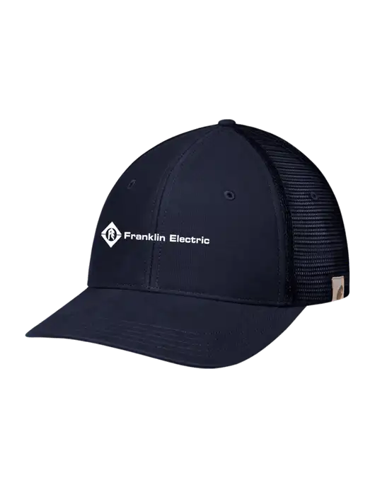 Carhartt Navy Canvas Trucker Cap w/Franklin Electric Logo