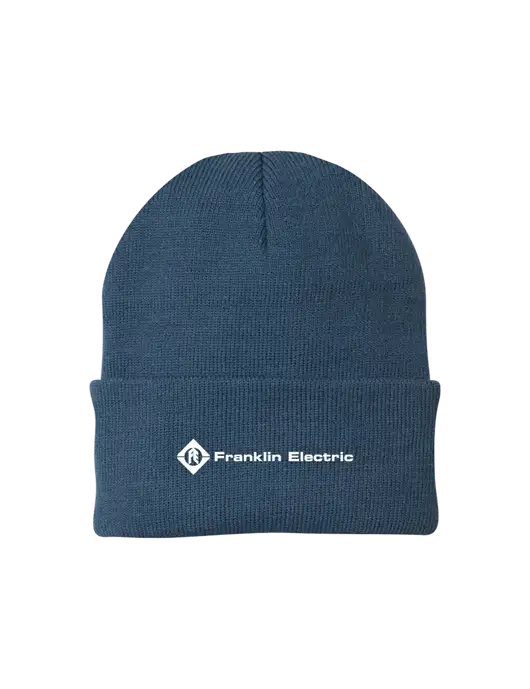 Dark Slate Knit Cap w/Franklin Electric Logo
