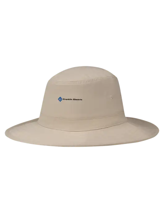 Tan Booney Sun Hat w/Franklin Electric Logo
