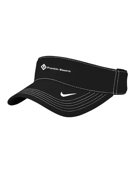 Nike Black Dri-FIT Ace Visor w/Franklin Electric Logo