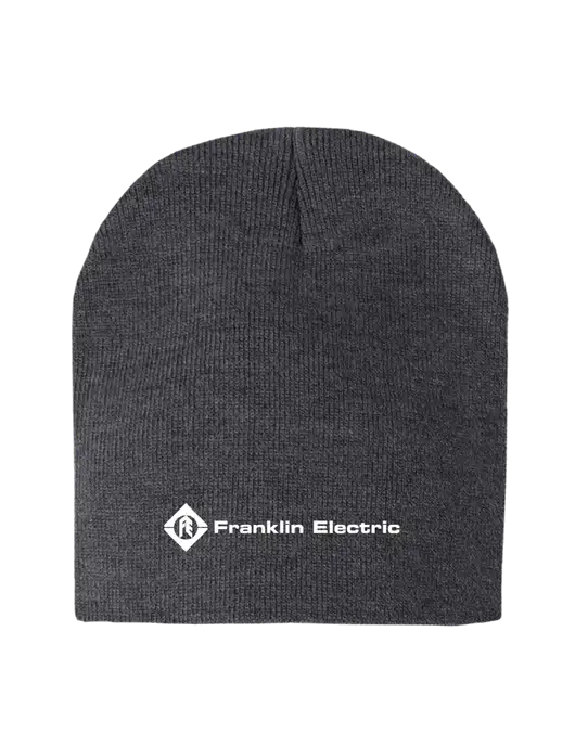 Charcoal Heather Element Knit Beanie w/Franklin Electric Logo