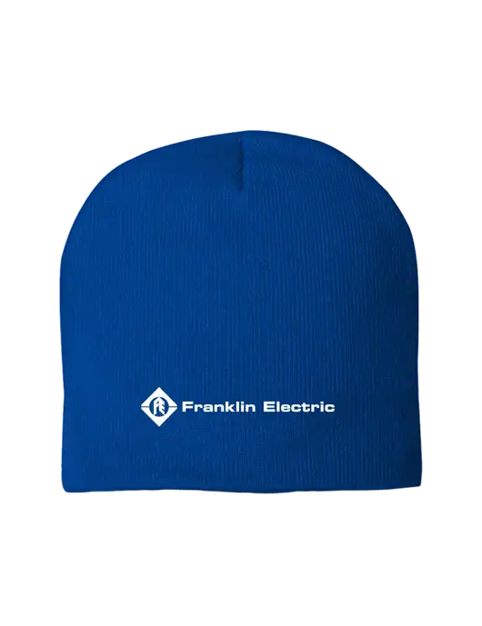 Solid Royal Element Knit Beanie w/Franklin Electric Logo