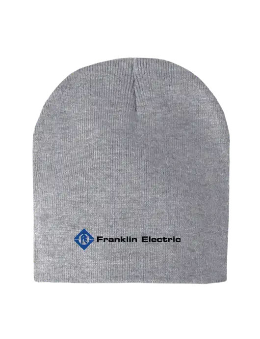 Light Grey Heather Element Knit Beanie w/Franklin Electric Logo