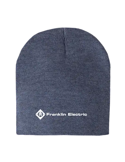 Navy Heather Element Knit Beanie w/Franklin Electric Logo