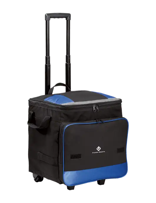 Twilight Blue Rolling Cooler w/Franklin Electric Logo