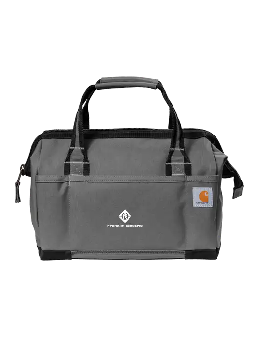 Carhartt Foundry Series 14” Grey Tool Bag w/Franklin Electric Logo