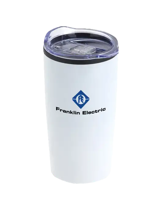 Olympus White 20 oz Tumbler w/Franklin Electric Logo