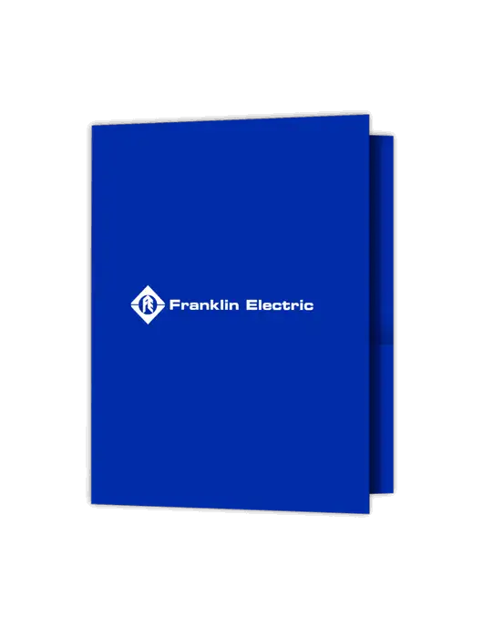Royal Presentation Folder with Dual Pockets w/Franklin Electric Logo