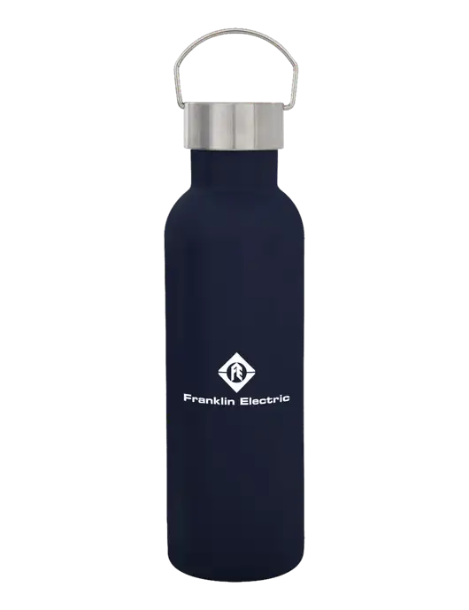 28 oz Dark Navy Bubbli Stainless Steel Bottle w/Franklin Electric Logo
