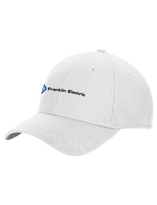 New Era Diamond Era White Stretch Cap w/Franklin Electric Logo