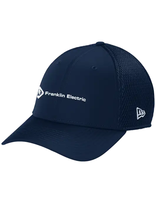 New Era 39THIRTY Performance Stretch Dark Navy Mesh Cap w/Franklin Electric Logo