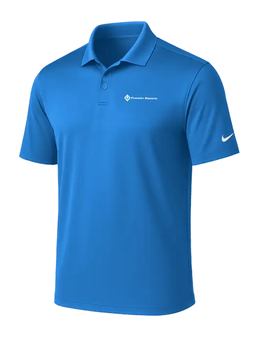 NIKE Light Royal Victory Solid Polo w/Franklin Electric Logo