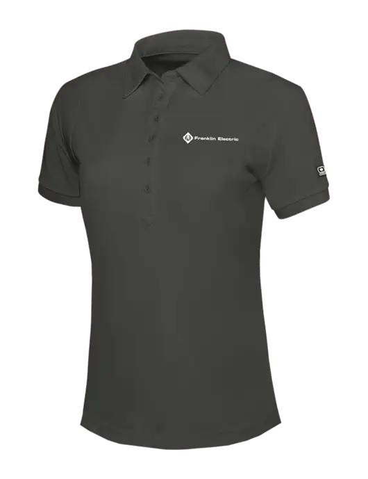 OGIO Womens Dark Grey Jewel Polo w/Franklin Electric Logo