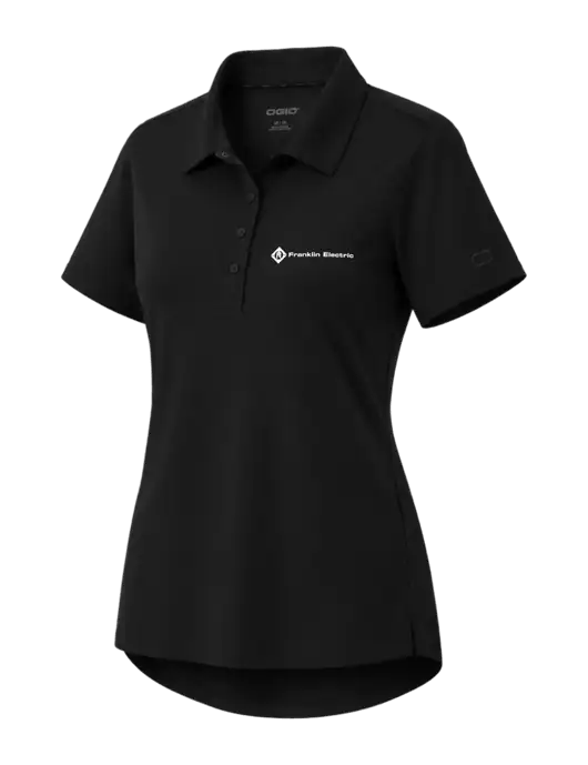 OGIO Womens Envision Black Polo w/Franklin Electric Logo