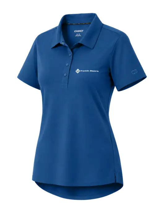 OGIO Womens Envision Light Navy Polo w/Franklin Electric Logo