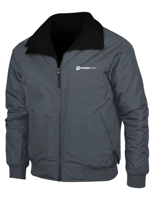 Dark Grey/Black Classic Challenger Jacket w/Pioneer Pump Logo
