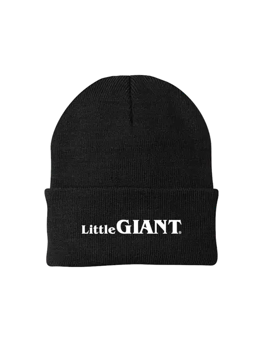 Black Knit Cap w/Little Giant Logo