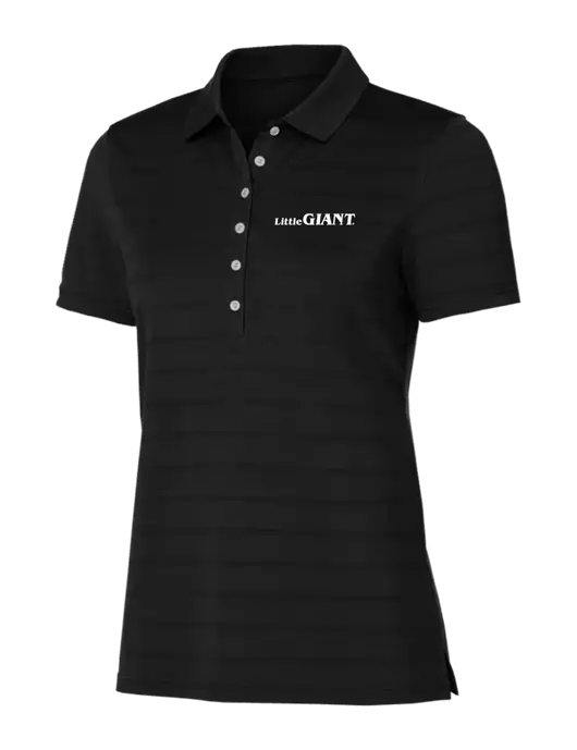 Callaway Womens Black Ventilated Polo w/Little Giant Logo