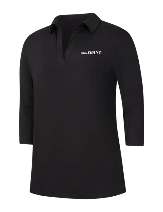 Womens Black Luxe Knit Tunic w/Little Giant Logo