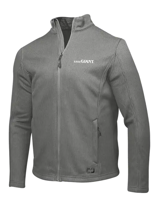 OGIO Medium Grey Grit Fleece Jacket w/Little Giant Logo