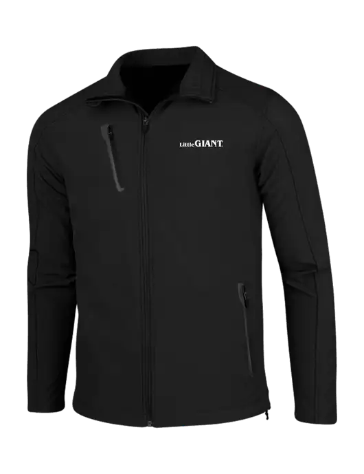 Black Welded Softshell Jacket w/Little Giant Logo
