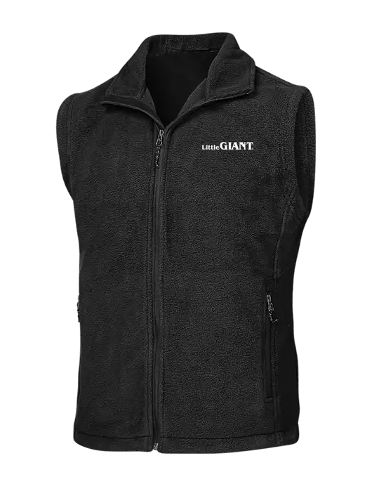 Black Fleece Vest w/Little Giant Logo