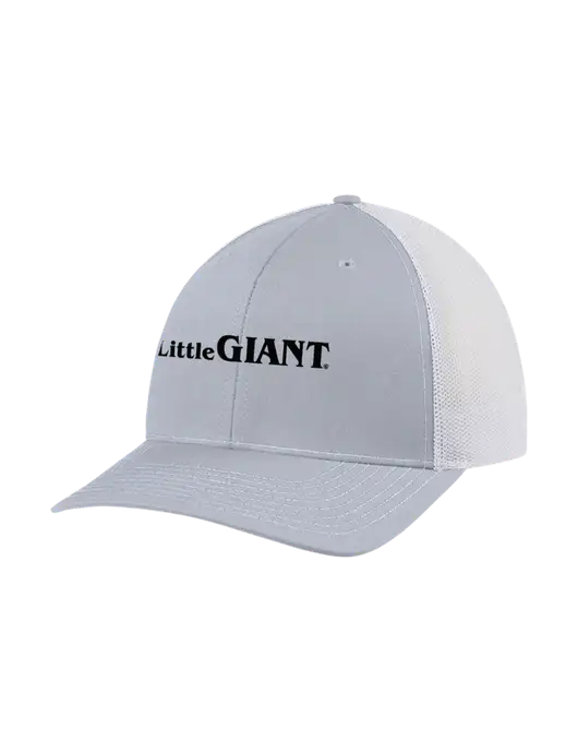 Richardson Adjustable Snapback Original 112 Trucker Cap Light Heather Grey w/White Mesh w/Little Giant Logo